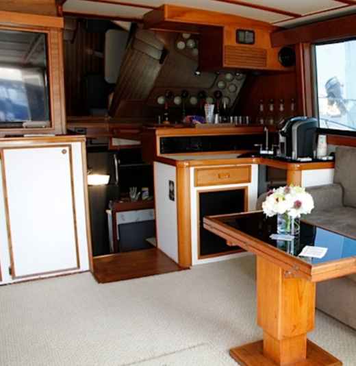 The galley aboard the Current