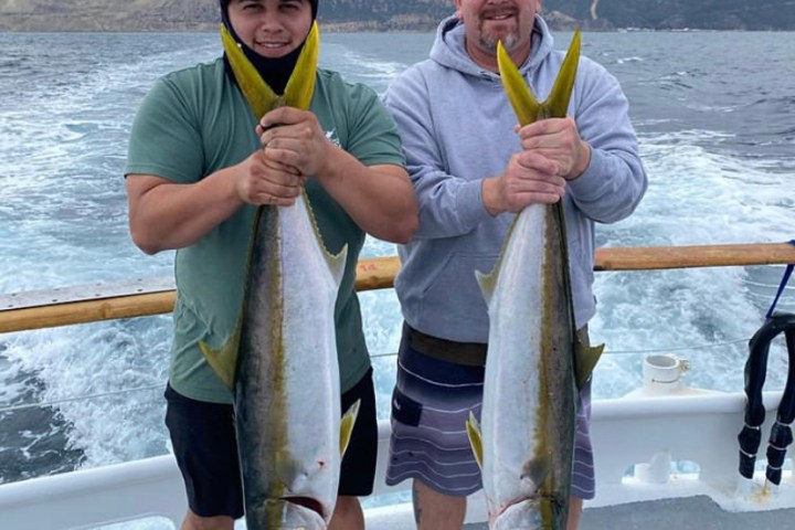 a person holding a fish in the water