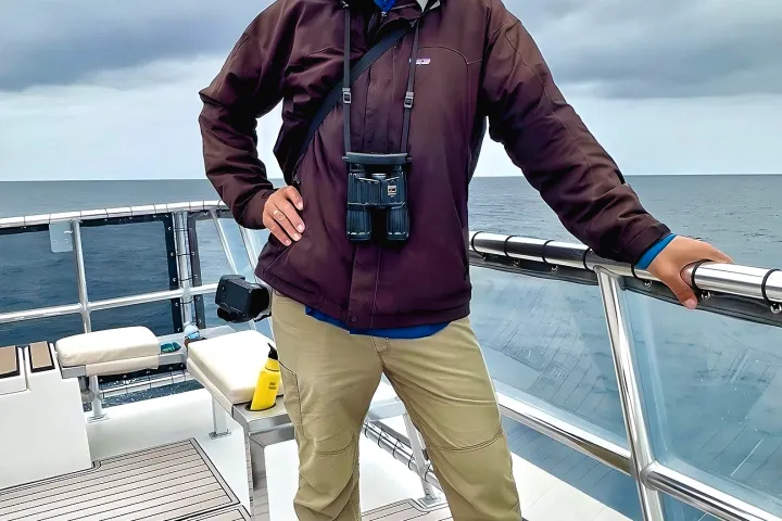 a person posing for the camera