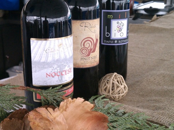 a bottle of wine on a table