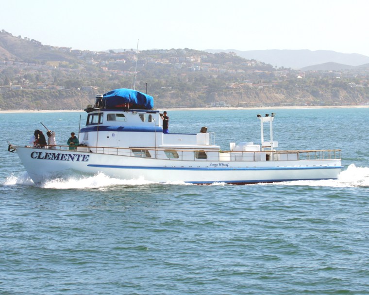 The Clemente under way off Dana Point