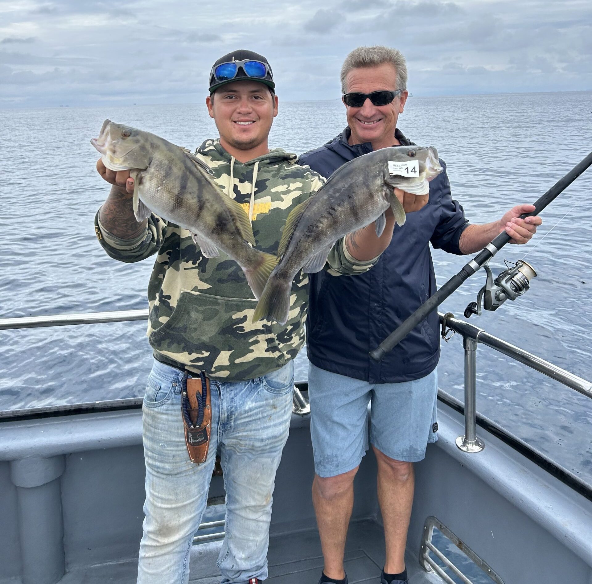 a man standing on a boat in the water
