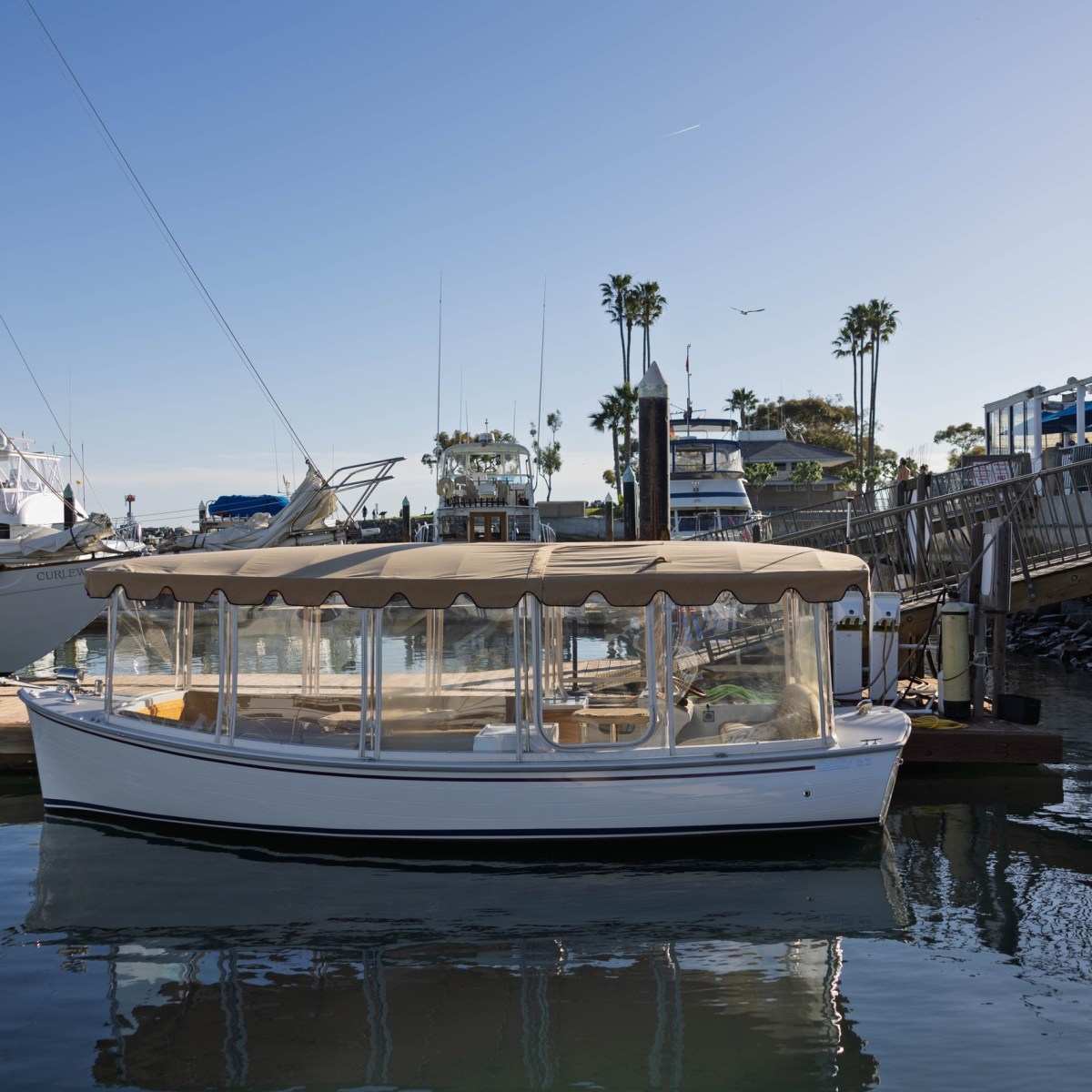 The Duffy docked at Dana Wharf