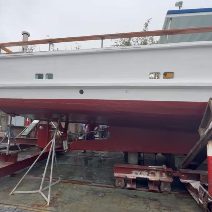 The Helena returns to Dana Point Harbor after a shipyard refit, ready for another season of deep sea fishing