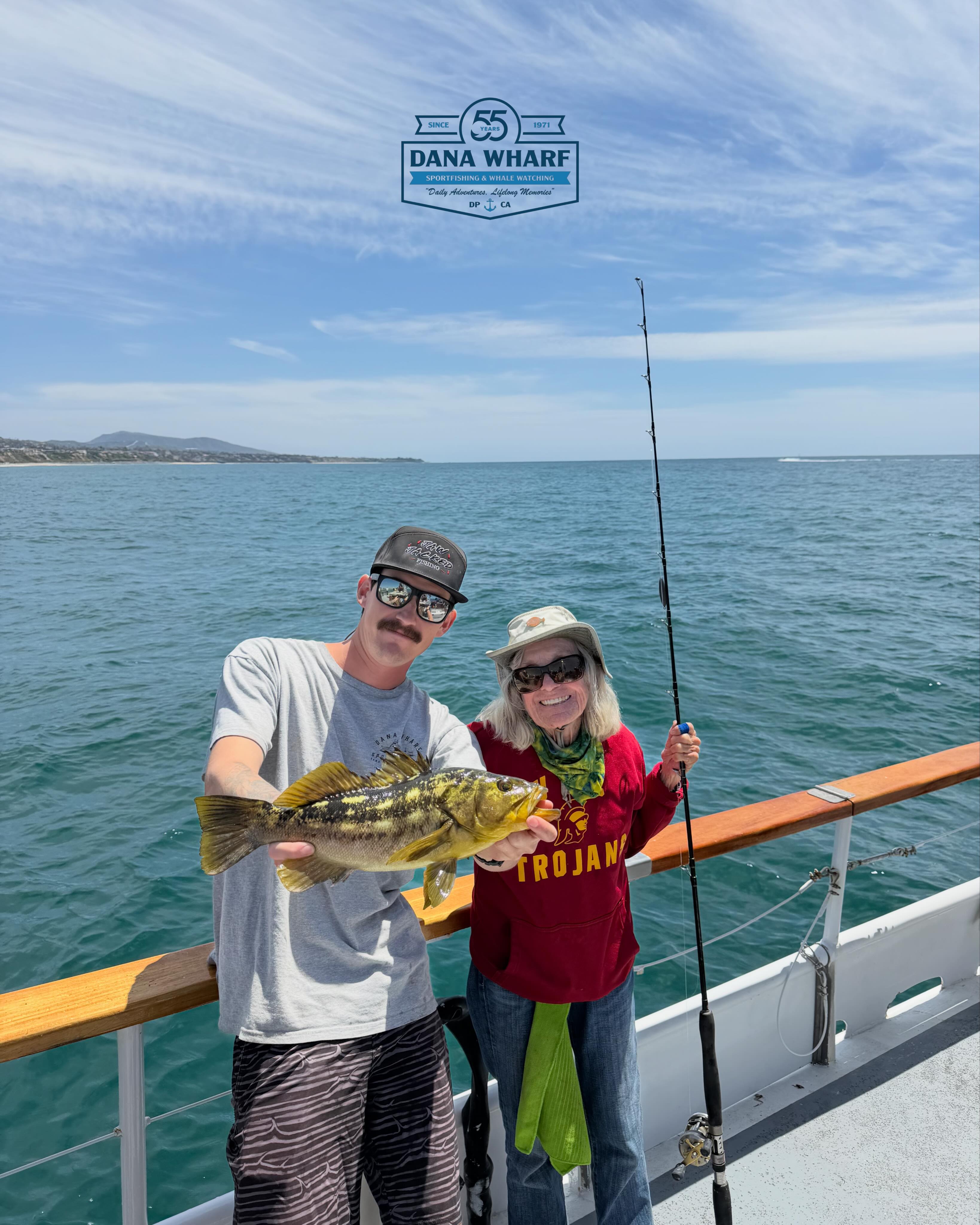Vermilion rockfish caught on a Dana Wharf sportfishing trip off Dana Point, California